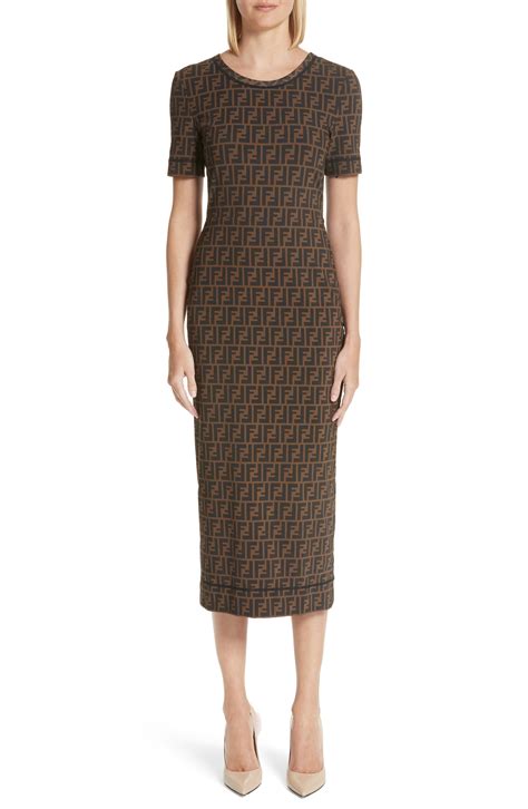 fendi technical mesh dress|Fendi shirt dresses.